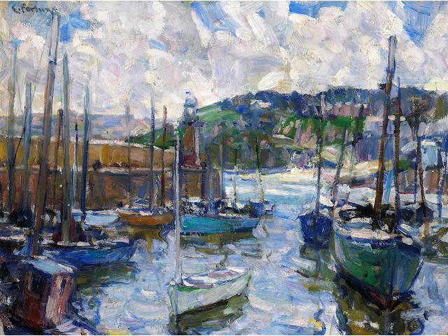 E. Charlton Fortune (1885-1969) St. Ives Harbor, circa 1923 12 1/4 x 16 1/4in