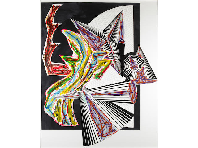 Frank Stella (American, born  1936); Illustrations after El Lissitzky's Had Gadya;