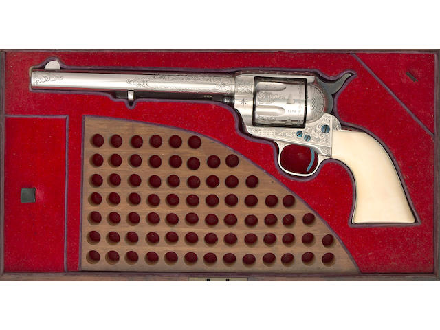 A cased and engraved presentation Colt Single Action Army revolver