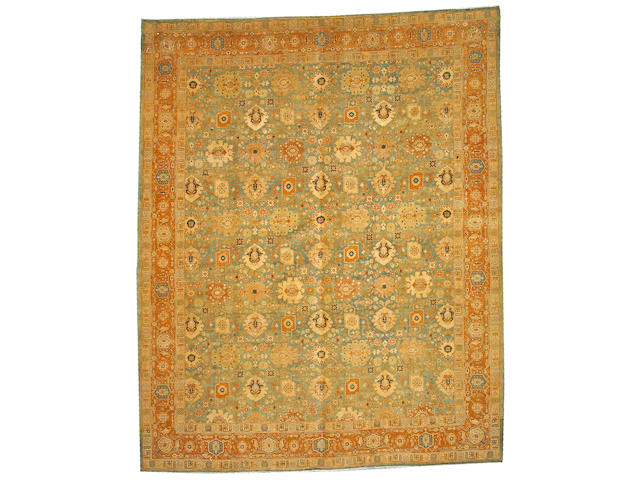 A Tabriz carpet Northwest Persia, size approximately 9ft. 5in. x 12ft. 2in.