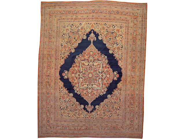 A Hadji Jalili Tabriz carpet Northwest Persia, size approximately 11ft. 3in. x 14ft. 7in.