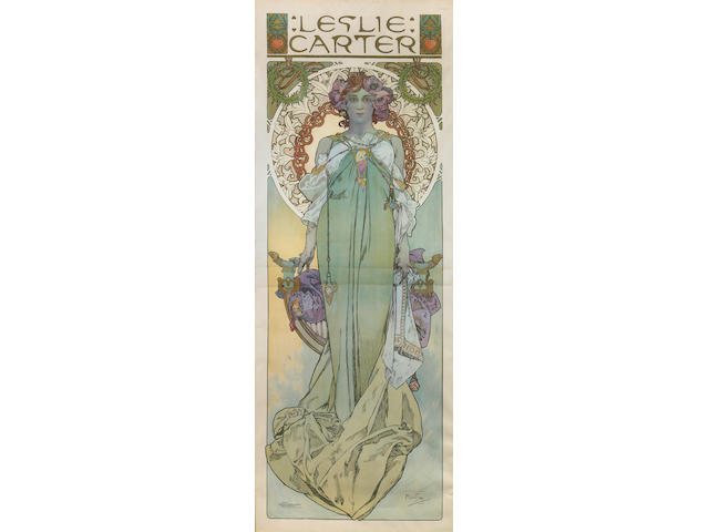 Alphonse Mucha (Czech, 1860-1939); Leslie Carter;