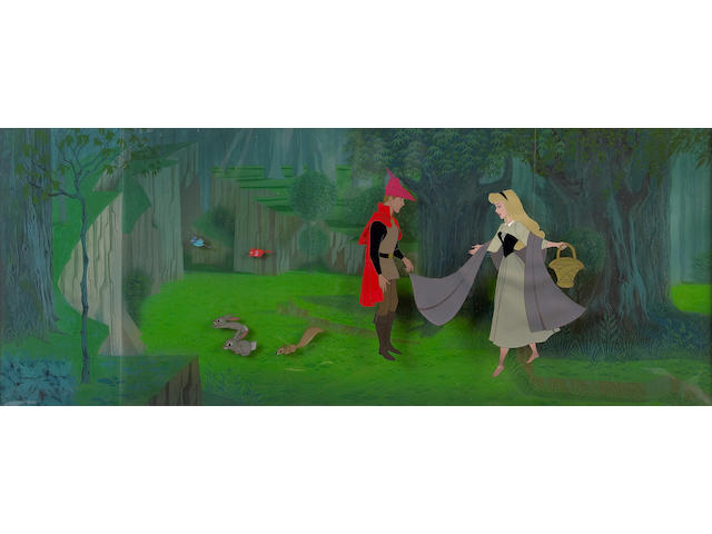 A Walt Disney celluloid from "Sleeping Beauty"