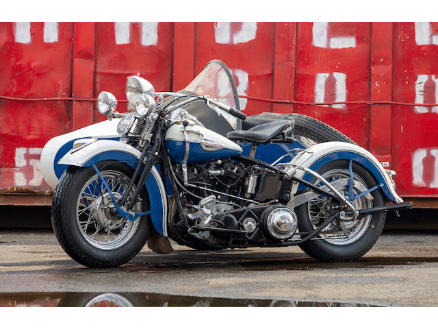 1939 Harley-Davidson EL Knucklehead with sidecar Engine no. 39EL1994