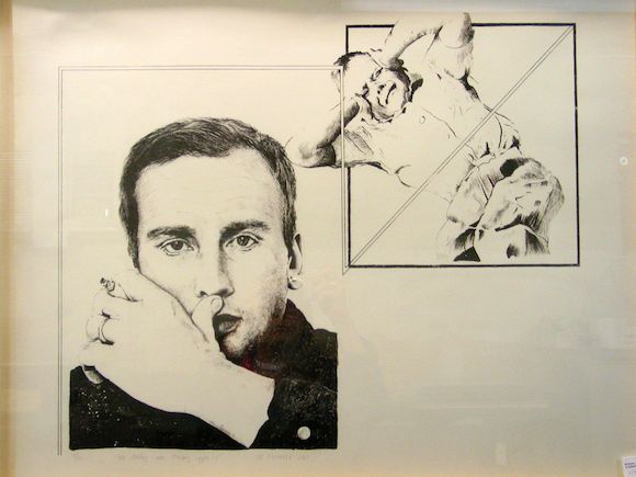 Bonhams : Joseph Raffaele; Boy Touching Man Touching Upper Lip;