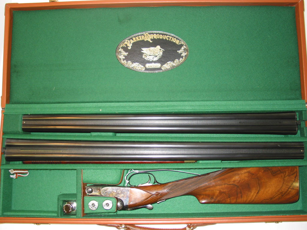 value of parker double barrel shotgun