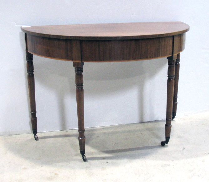 A Regency mahogany console table