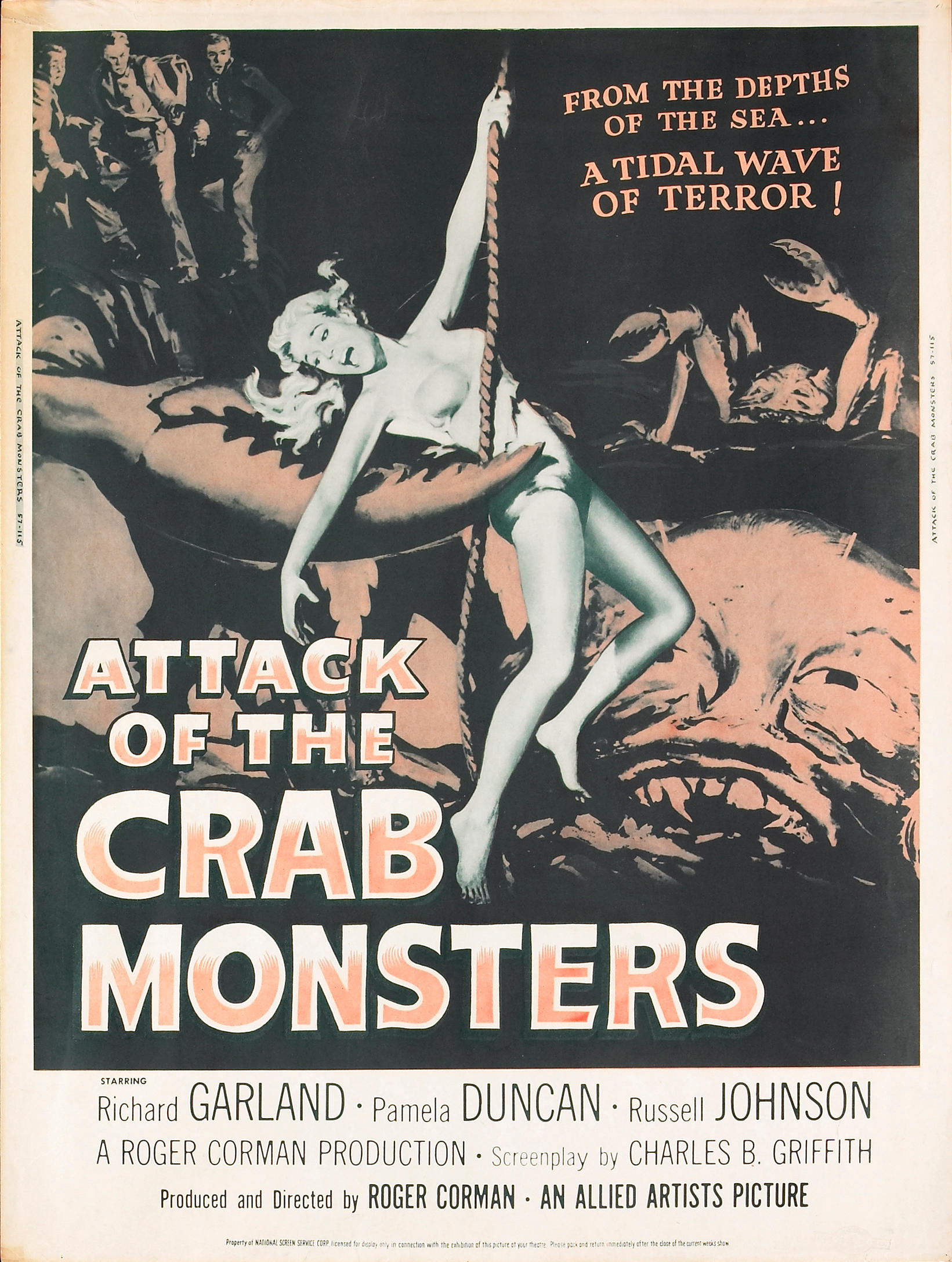 artwork credits attack of the giant crab monsters