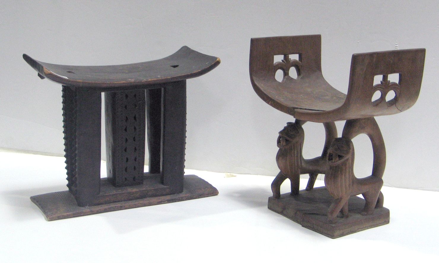 Two Ashanti stools