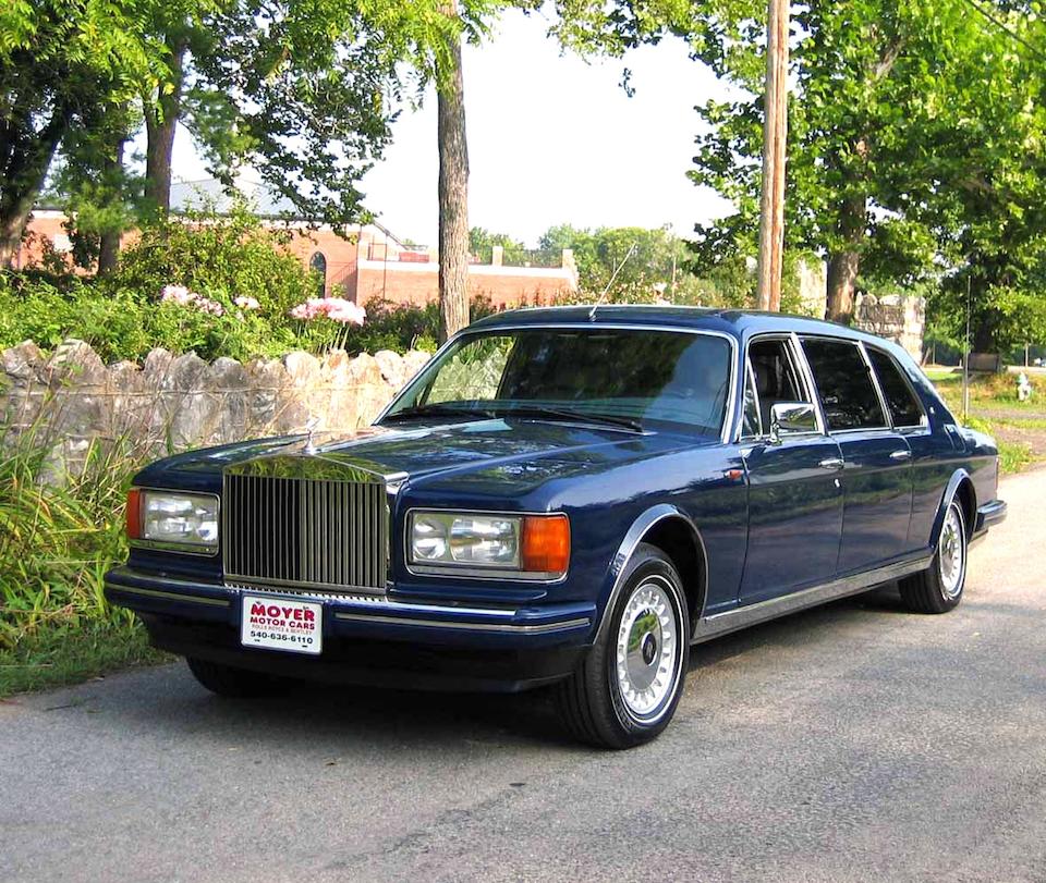 Bonhams 1994 Rolls Royce Silver Spur Iii Armored Touring Limousine Chassis No Scazw02c6rcx801