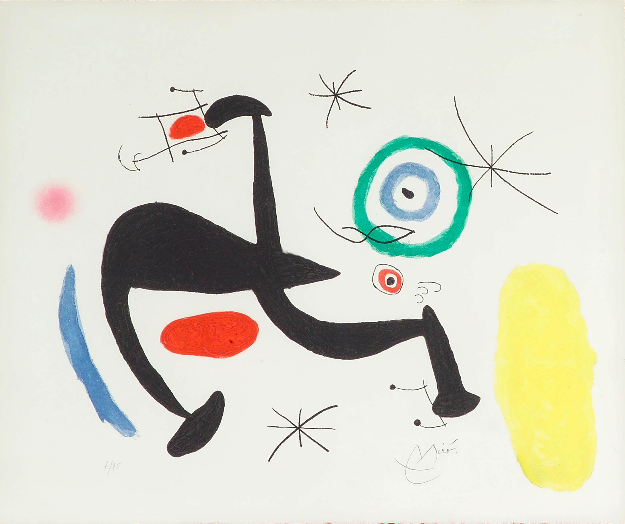 Joan Miró  Sans le soleil, malgré les autres astres, il ferait