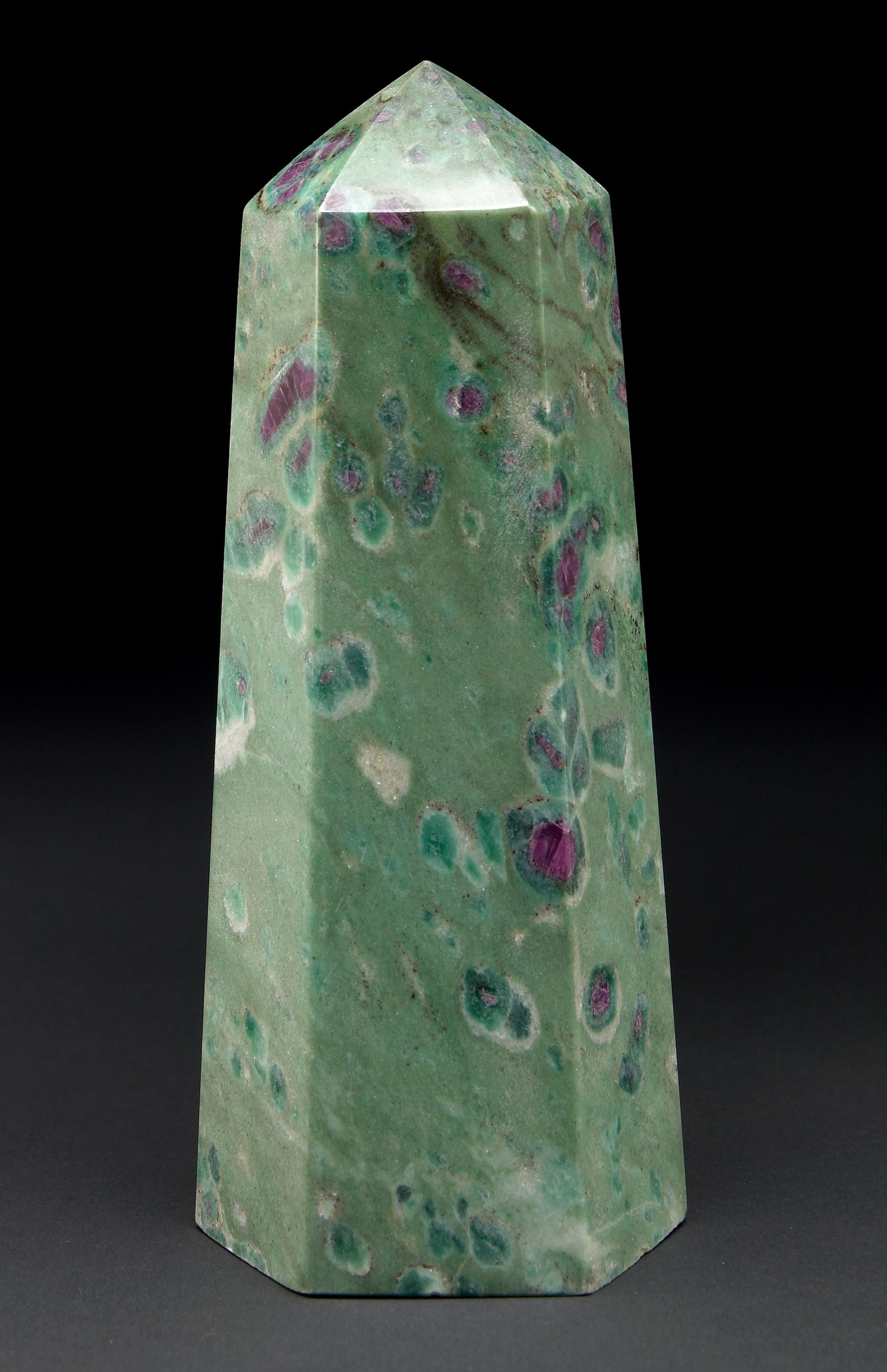 Ruby in Fuschite Polished Point