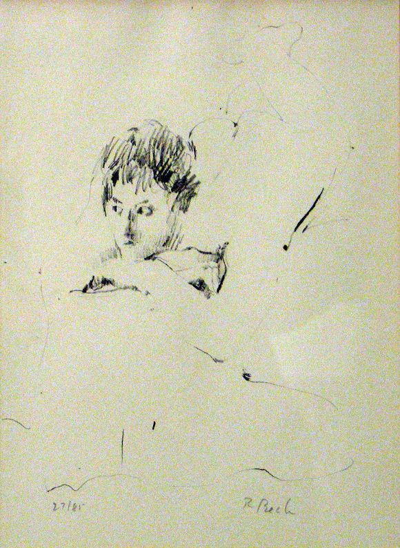 Bonhams : Rosemarie Beck; Nude, Chin on Hand; Untitled Nude; (3)