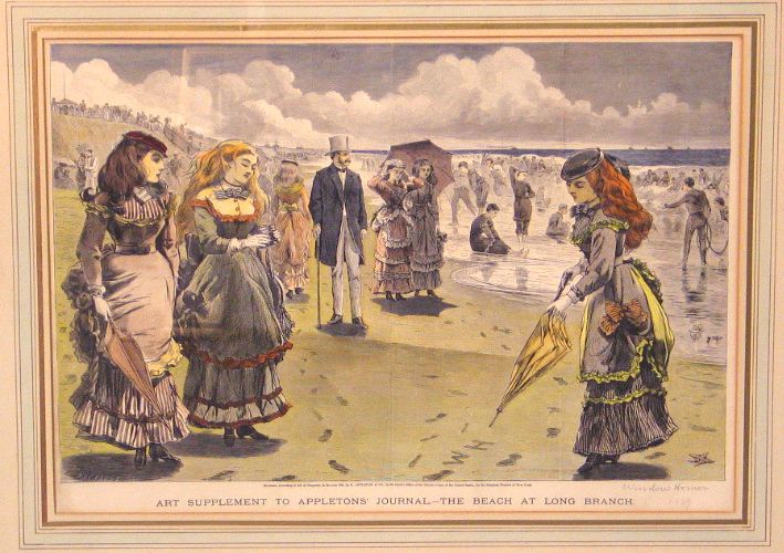 Art Supplement to Appletons' Journal: The Beach at Long Branch