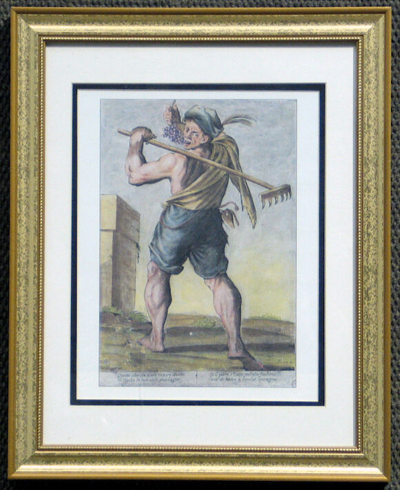 Bonhams : An English hand colored heraldic engraving of the Aylesford ...