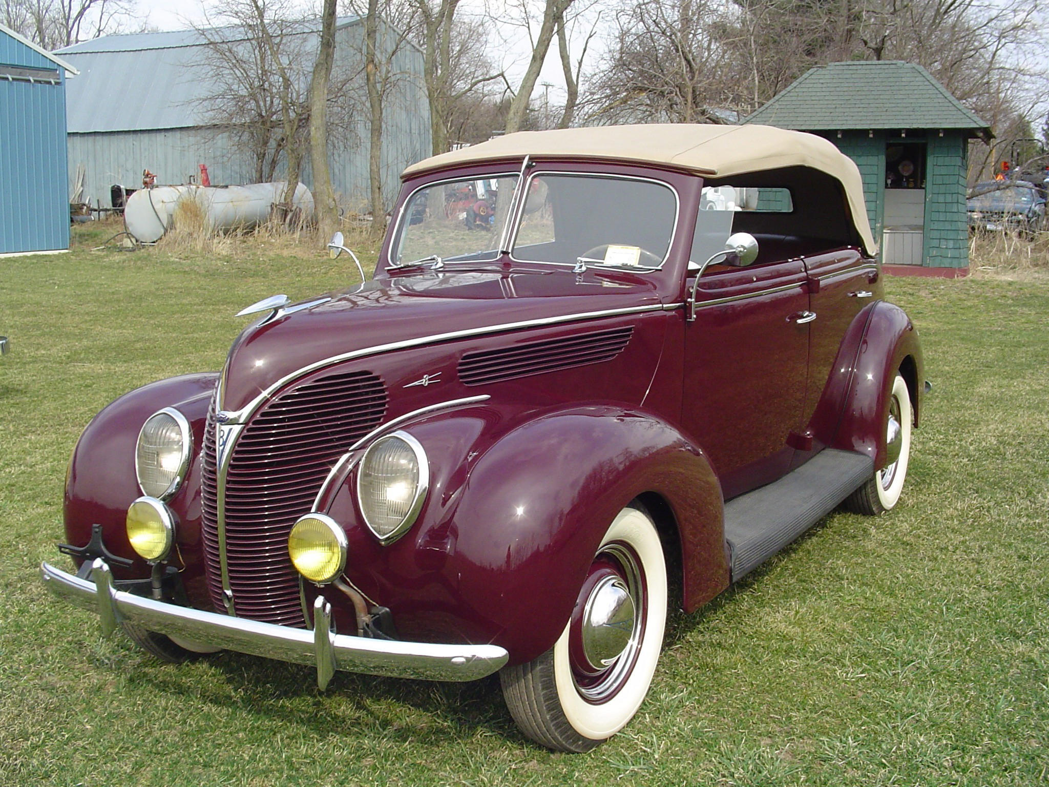 1938 Ford Model 81a Deluxe Fordor Sedan Chassis No 184543249