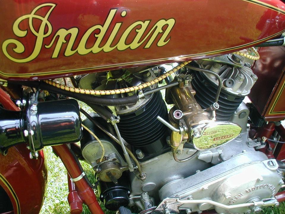 Bonhams : The ex-Steve McQueen,1927 Indian 1,200cc Big Chief Engine no ...