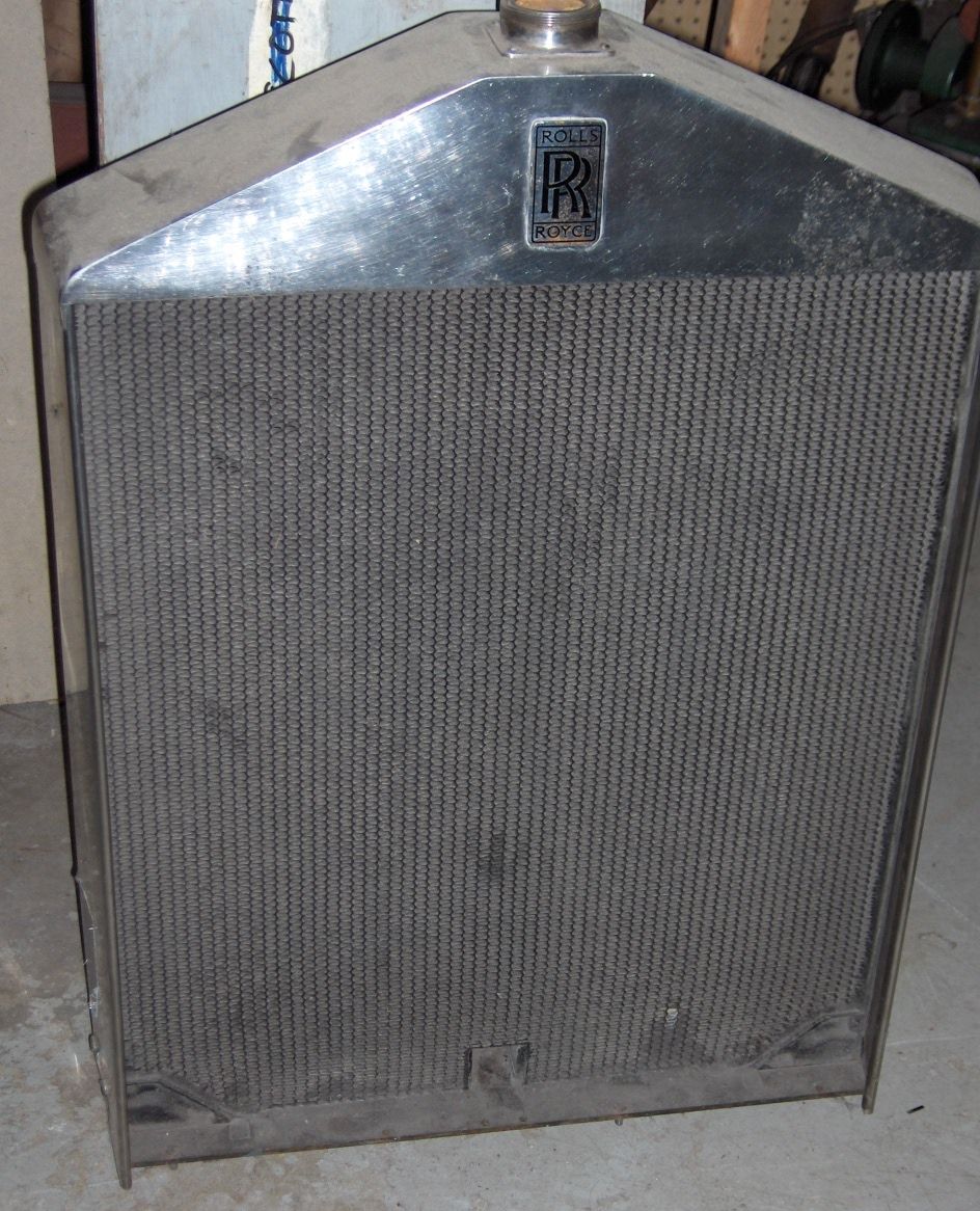 Bonhams Cars : A Rolls-Royce 25/30Hp radiator, 34in high