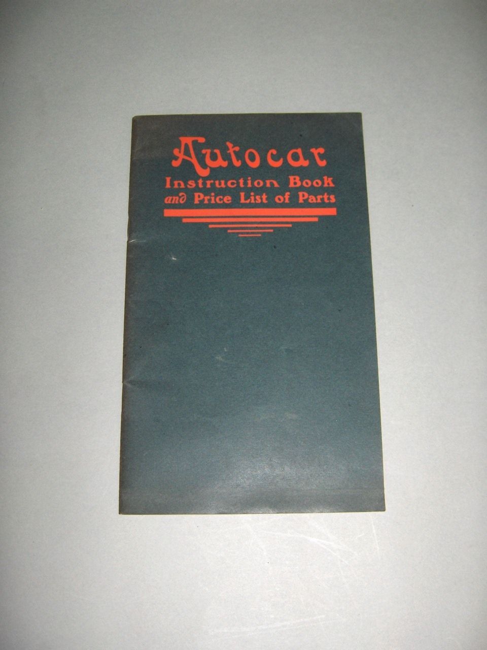 Bonhams Cars : An Autocar instruction book and pricelist of parts, 1906 ...