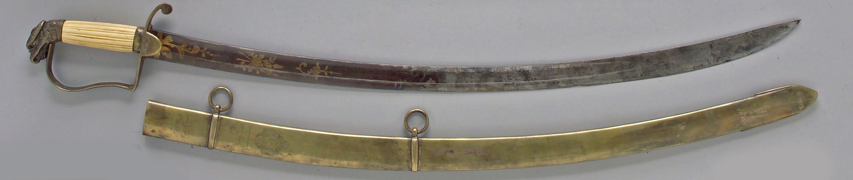 An eagle head saber