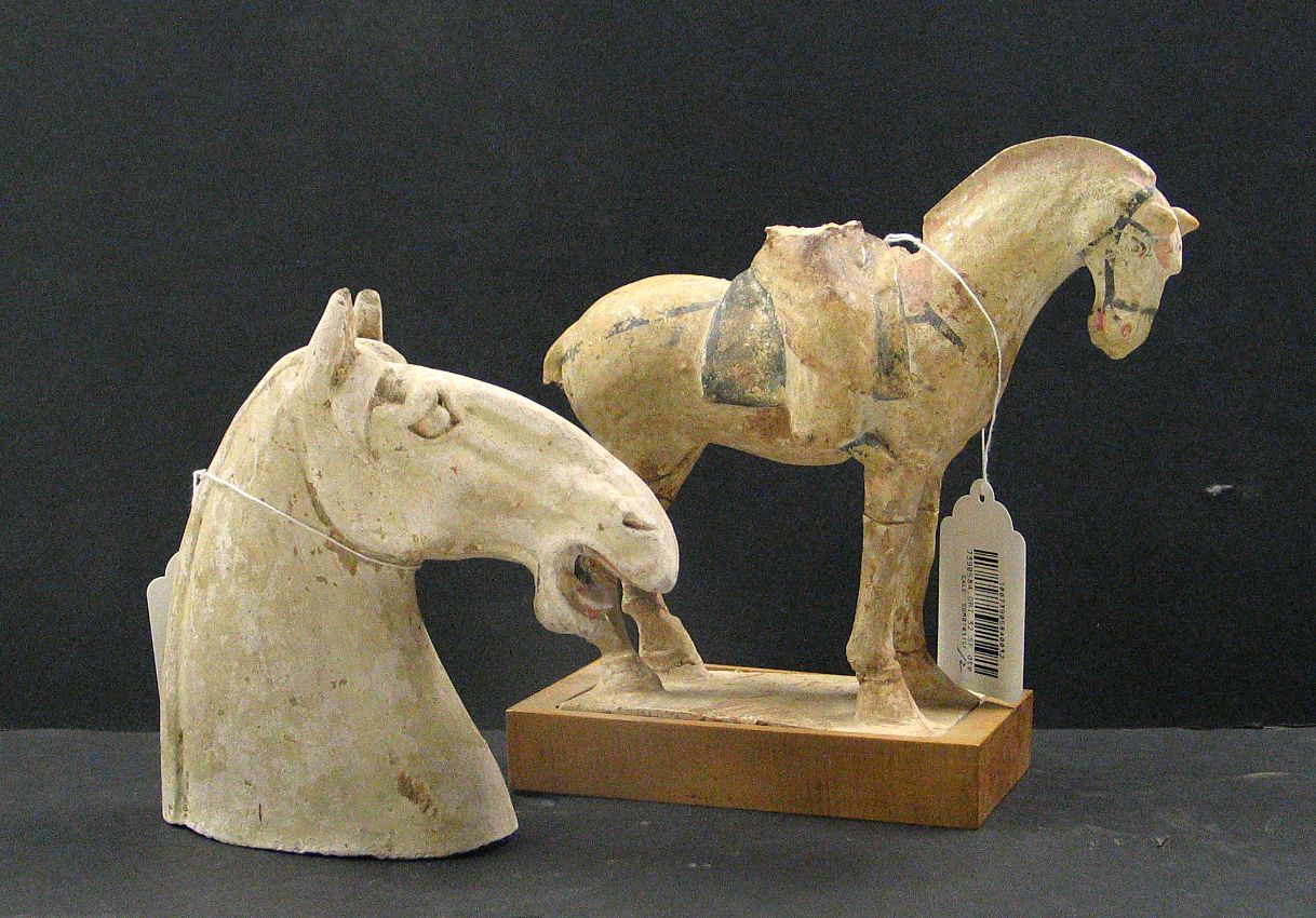 Two pottery fragments