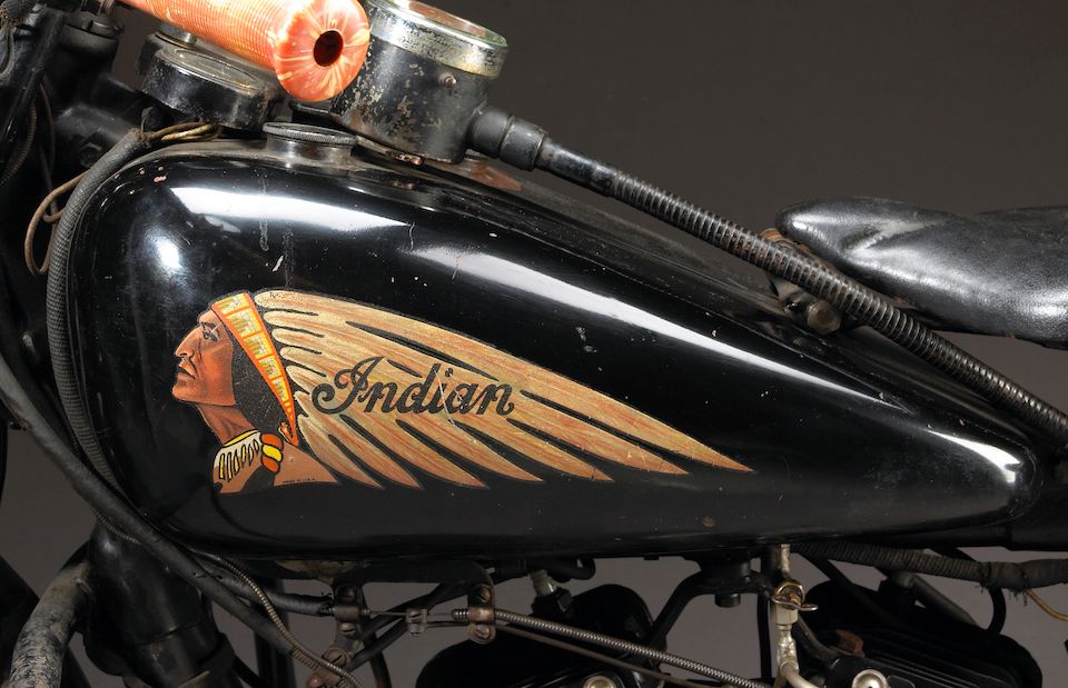 Bonhams 1932 Indian 45ci Scout Frame no. BOC650