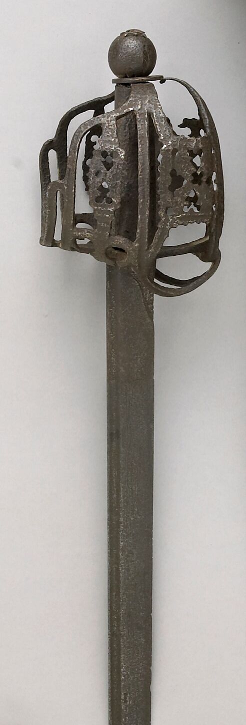 A baskethilted back sword/hanger