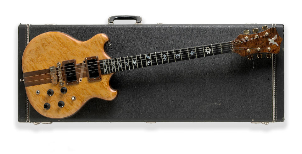 A Jerry Garcia electric guitar custom-made for him by Doug Irwin, 1971
