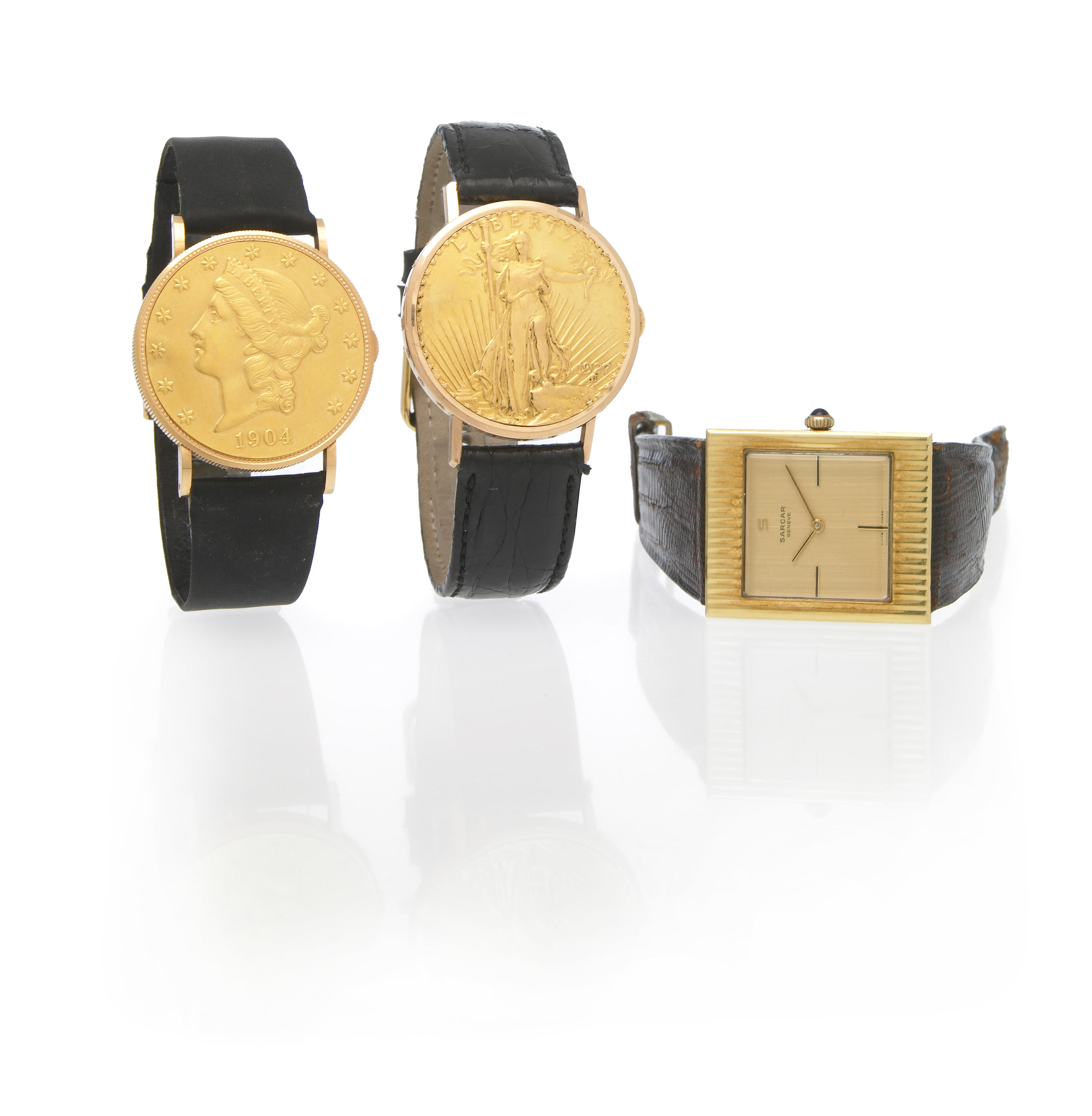 eska gold coin watch