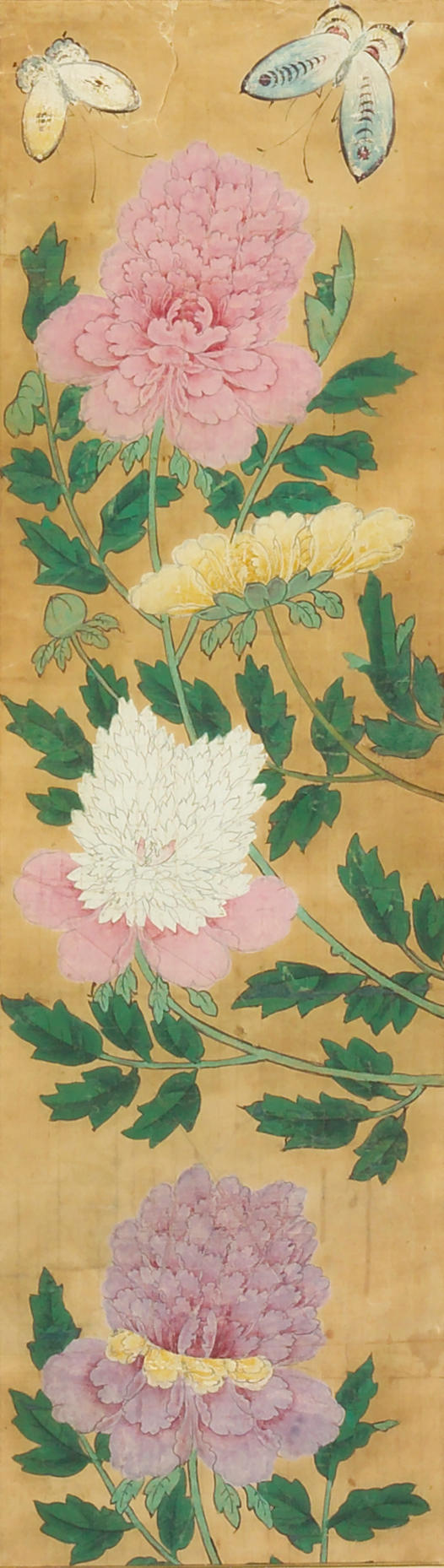 Bonhams : Anonymous (Late Joseon Dynasty) Peony flowers and butterflies