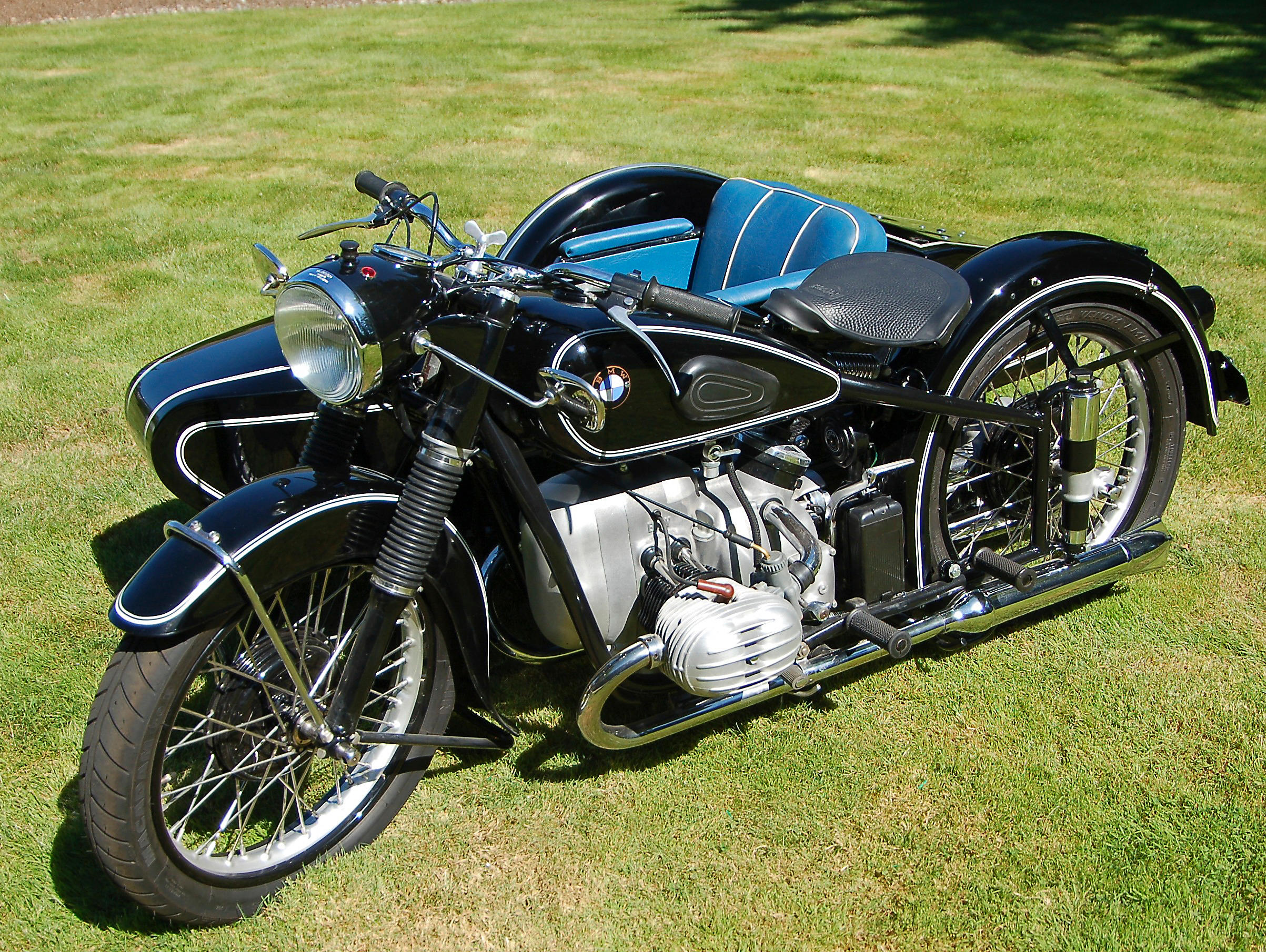 Bonhams Cars : 1952 BMW 594cc R67/2 Motorcycle Combination Frame no ...