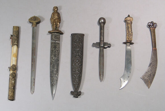 Small Dagger Image Bonhams : A lot of five small daggers