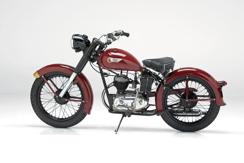 Bonhams : 1951 Indian 248cc Brave Frame no. BEF46524503