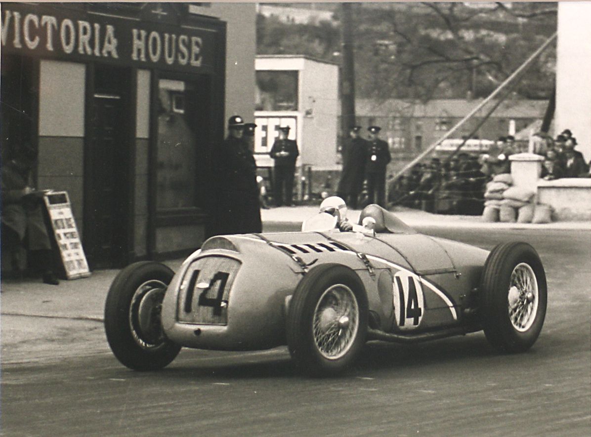 Bonhams Cars A photograph of Rene Dreyfus at the Cork Grand Prix 1938