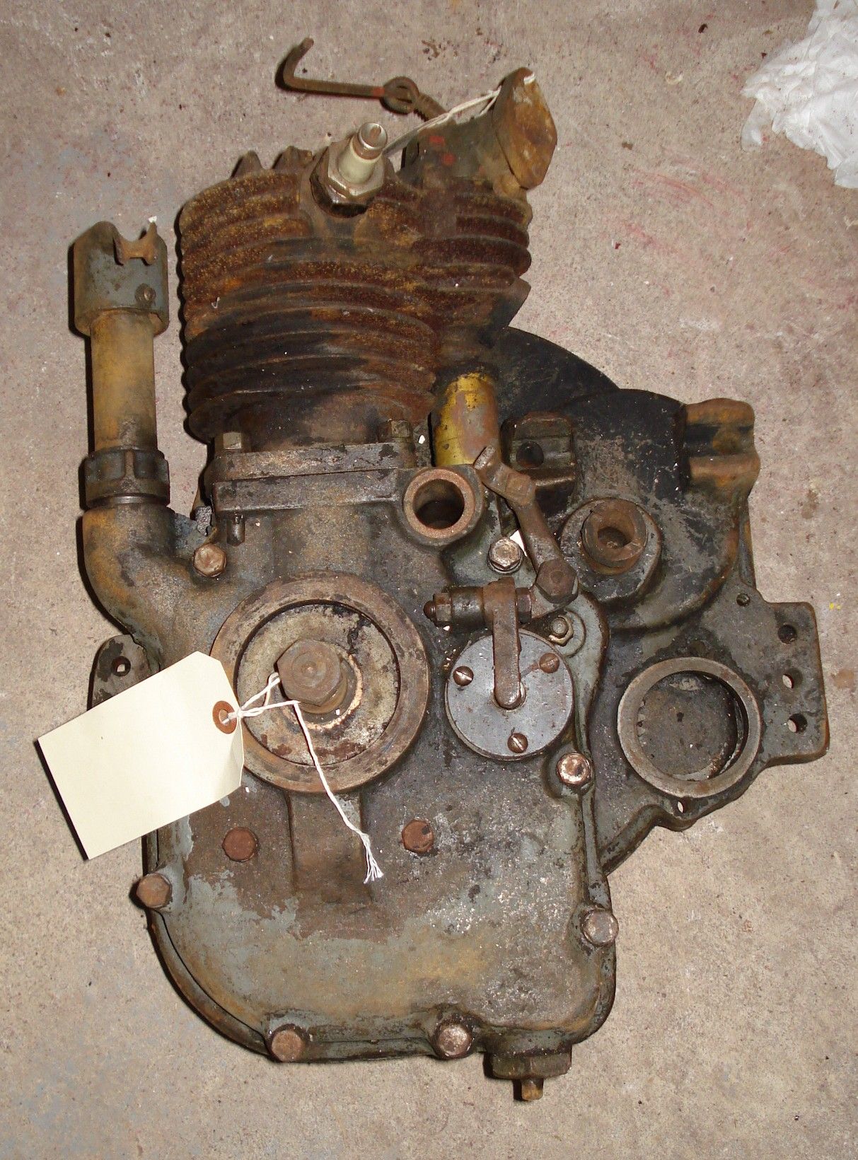 Bonhams Cars : A single cylinder engine, circa 1920.