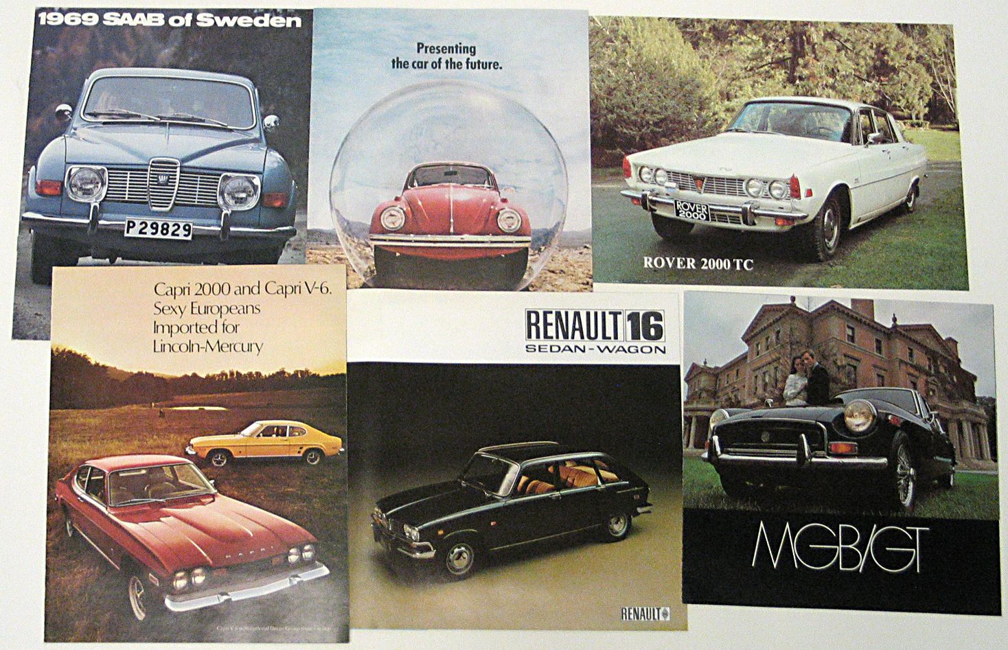Bonhams Cars : Assorted sales brochures and ephemera, 1960s-90s,