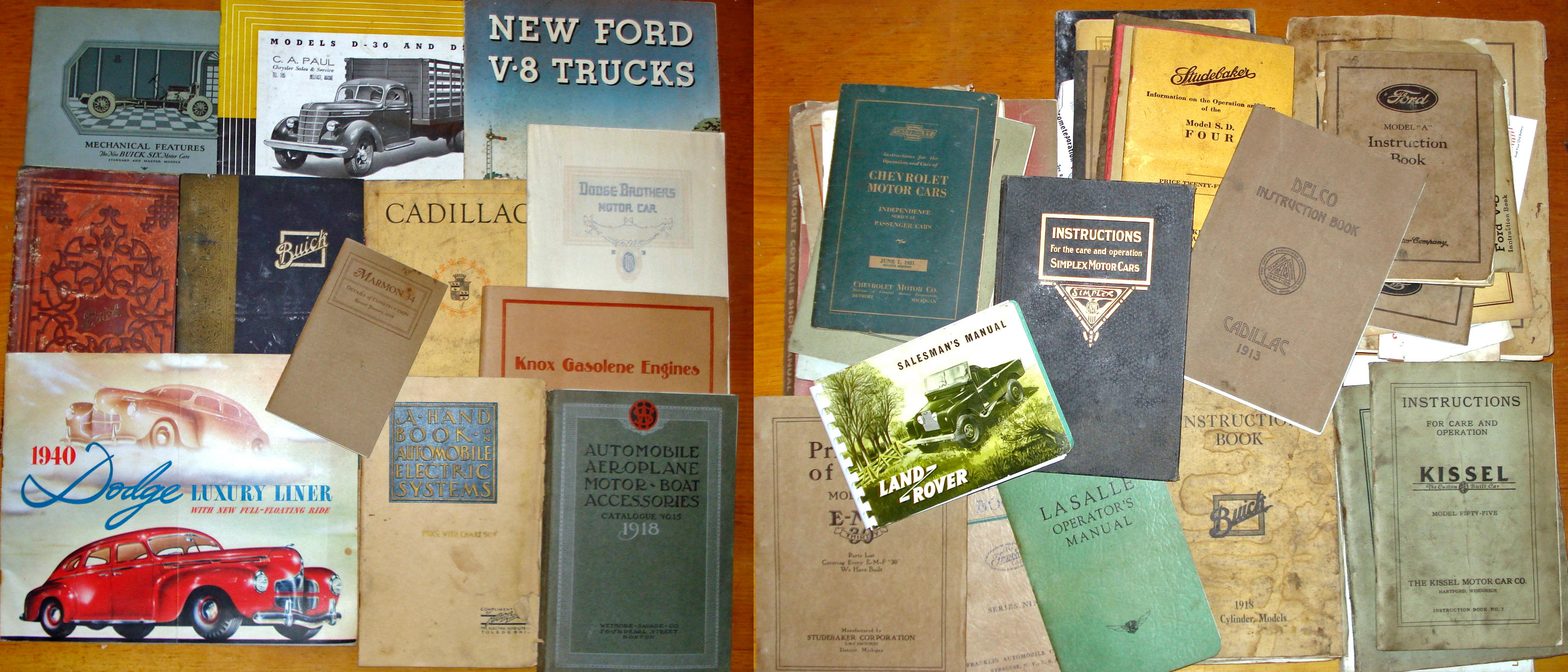 Bonhams Cars : Assorted sales literature, instruction books and ...