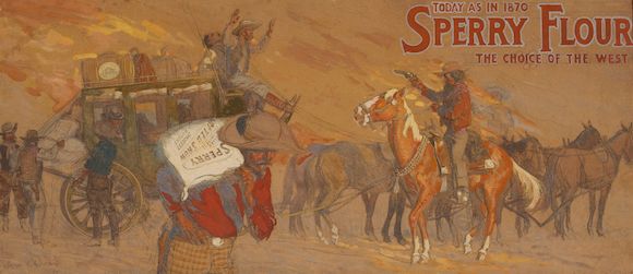 Bonhams : Maynard Dixon (1875-1946) Sperry Flour, The Choice of the ...