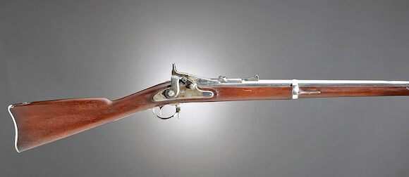 Breach Load Rifles Bonhams : A fine U.S. Model 1866 Allin conversion breechloading rifle
