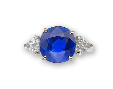 A sapphire ring