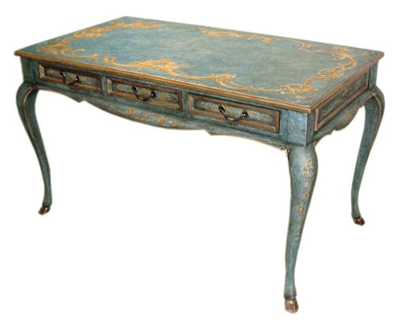 Bonhams : A 'Le Deux' Louis XV style parcel gilt and paint decorated ...