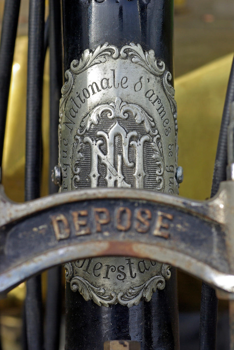 A Town and Country exhaust model,1914 FN 204cc Single Frame no. 43454