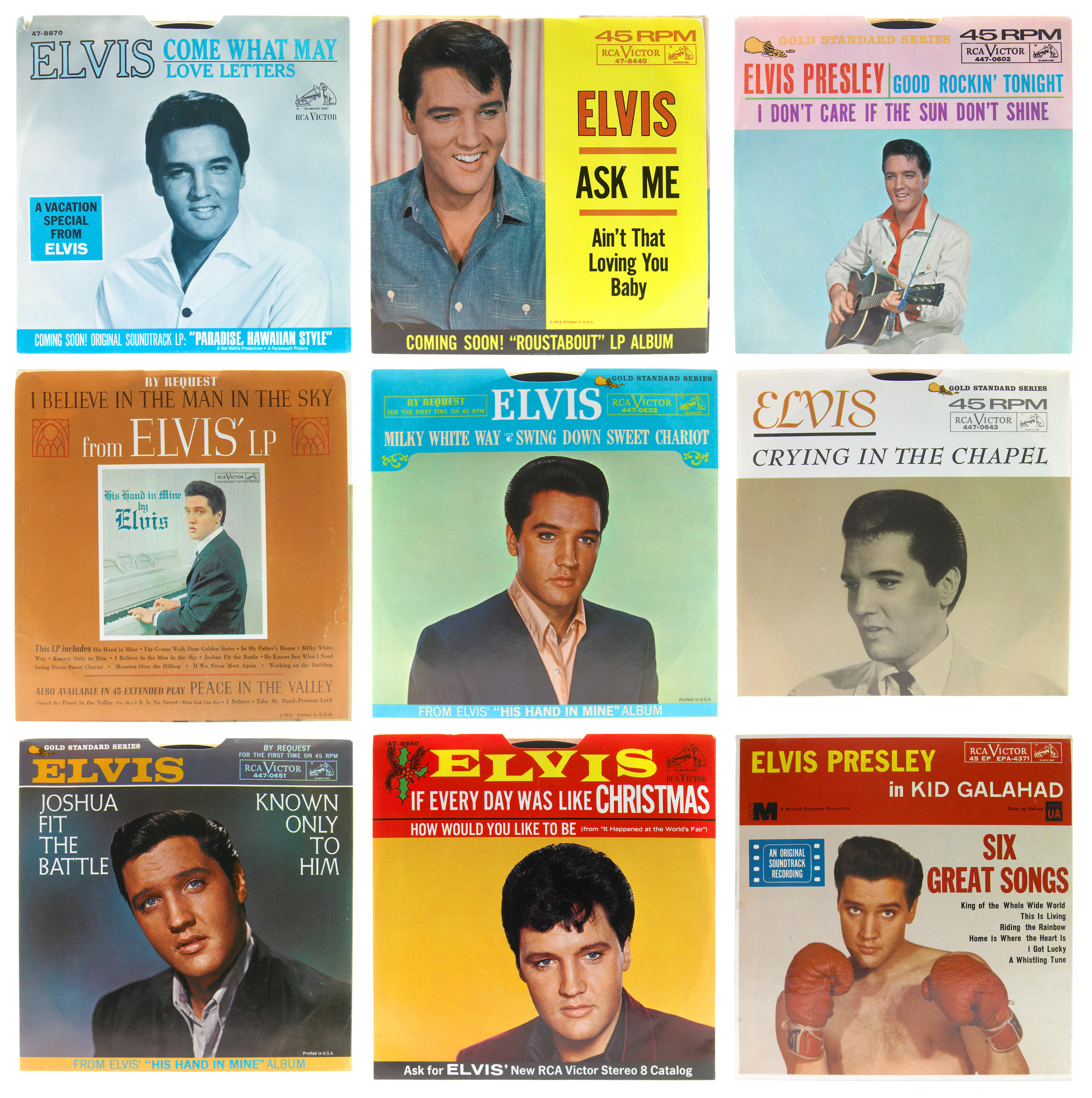 An Elvis Presley collection of records and materials from Colonel Tom ...