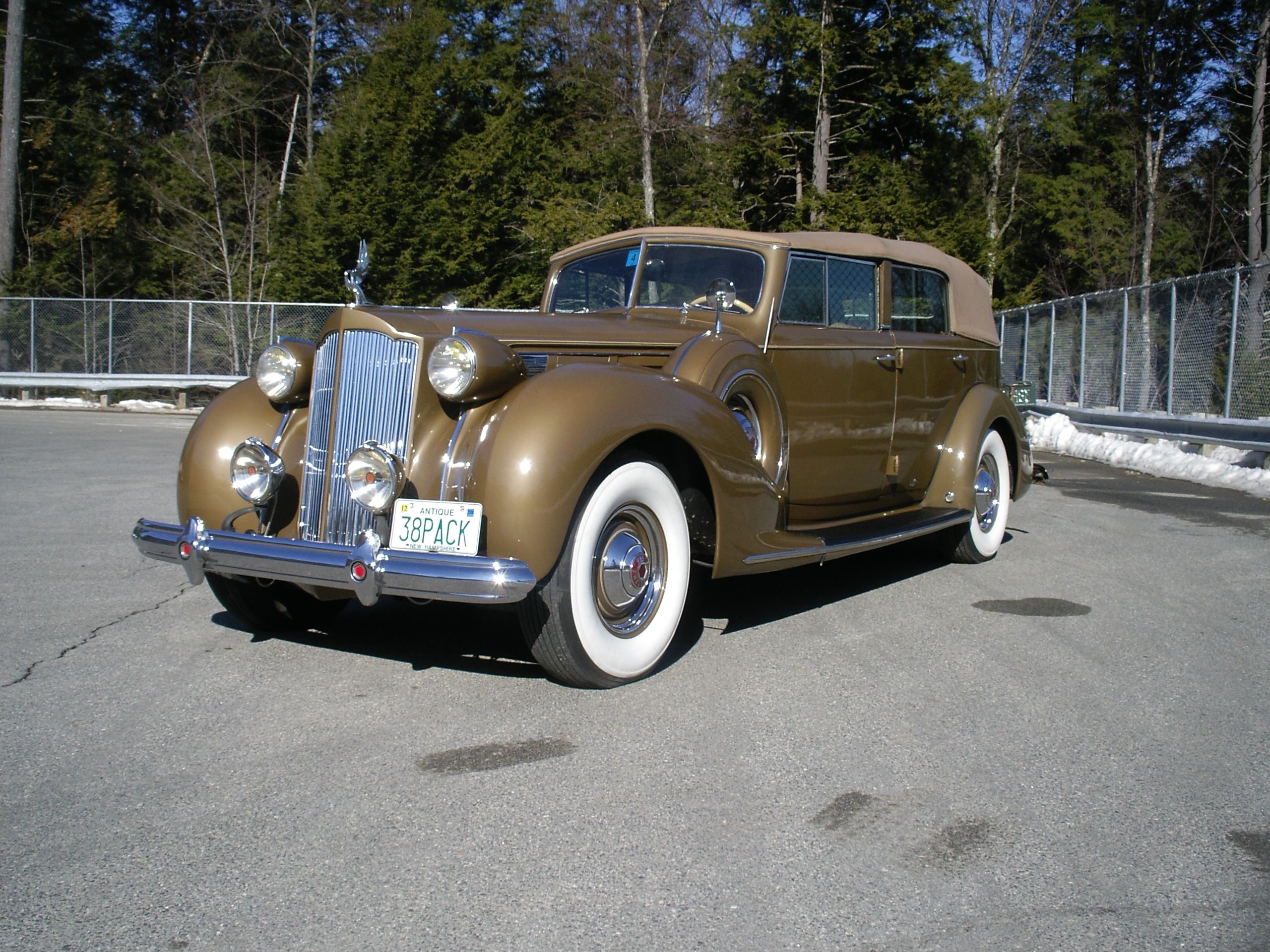 Bonhams Cars : 1938 Packard 1608 Convertible Sedan Engine no. A600413