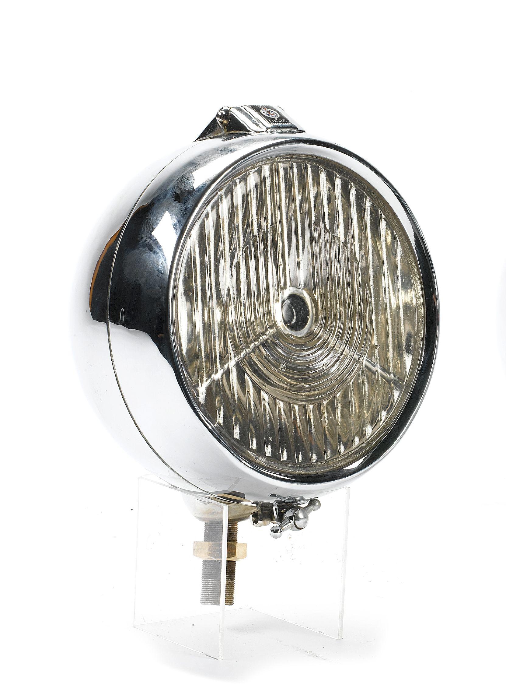 Bonhams Cars : A Lucas PLG40 tribar center lamp, British, 1929-1936,