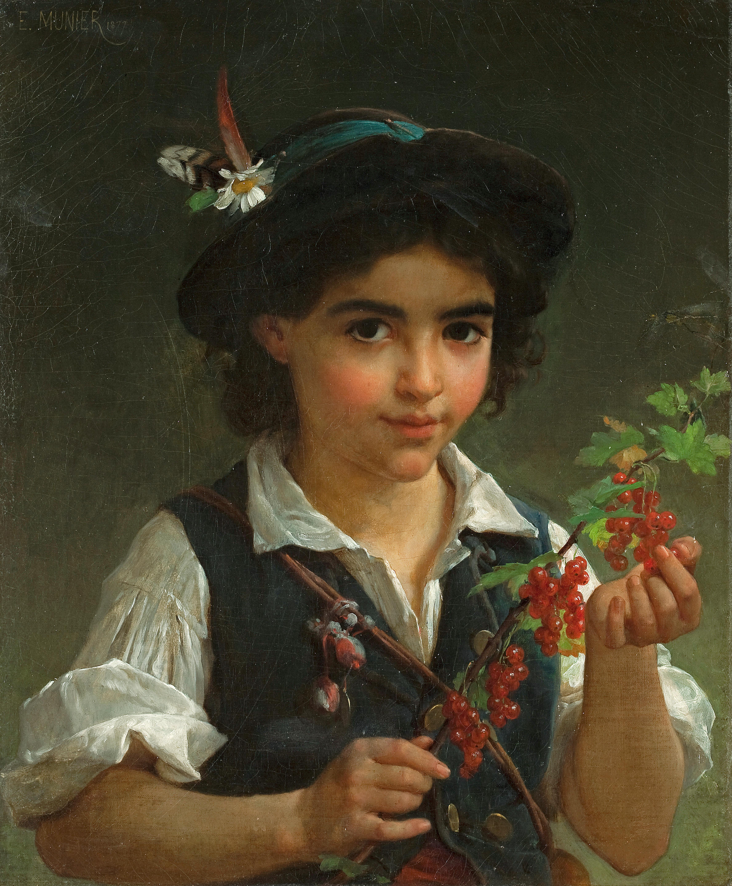 Французский художник Эмиль Мюнье (Émile Munier) (1840-1895)