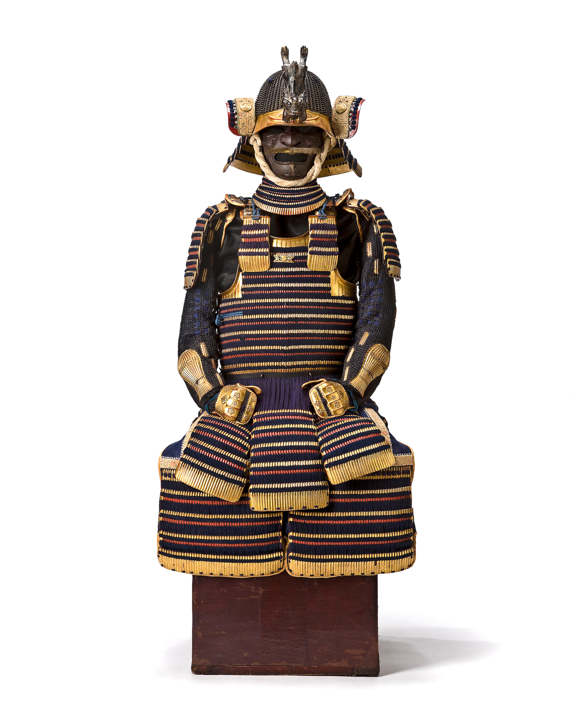 A GOLD-LACQUER SUIT OF ARMOR