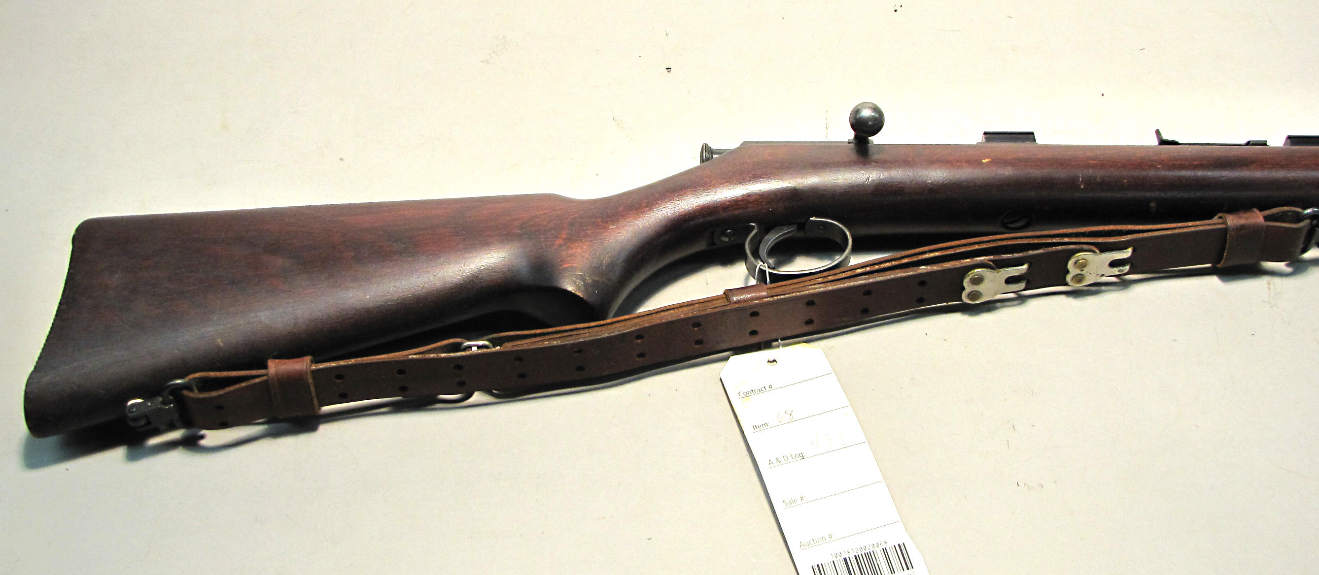 A .22 caliber BSA Sportsman single shot bolt action rifle - auctions ...