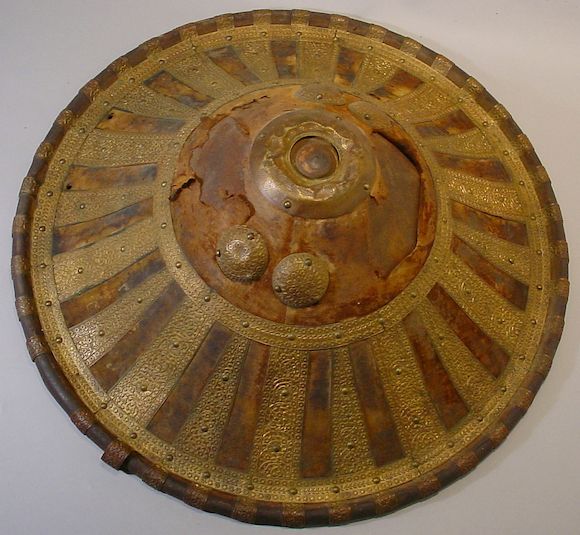 Bonhams : An Abyssinian officer's shield, taja