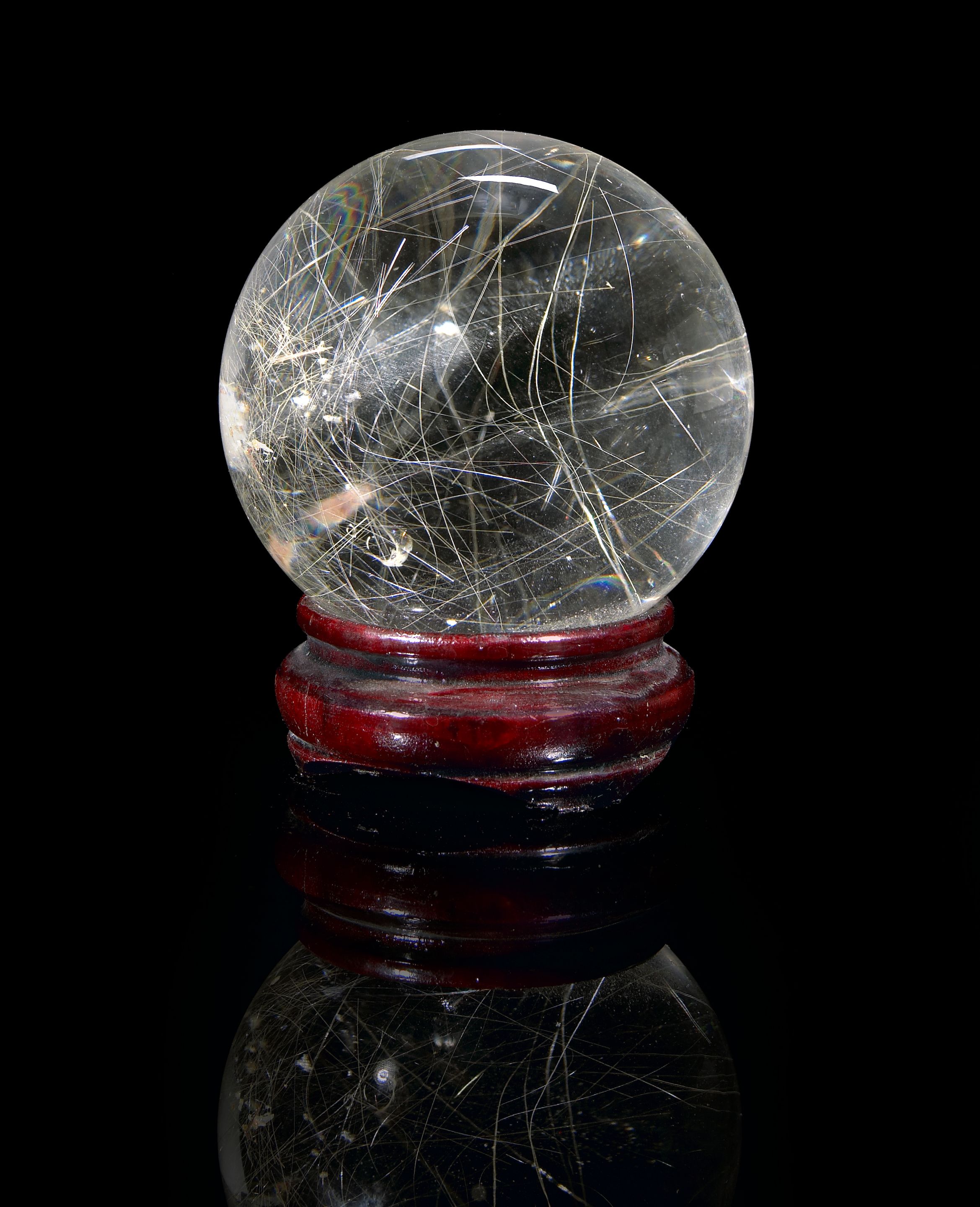 Rutilated Quartz Sphere